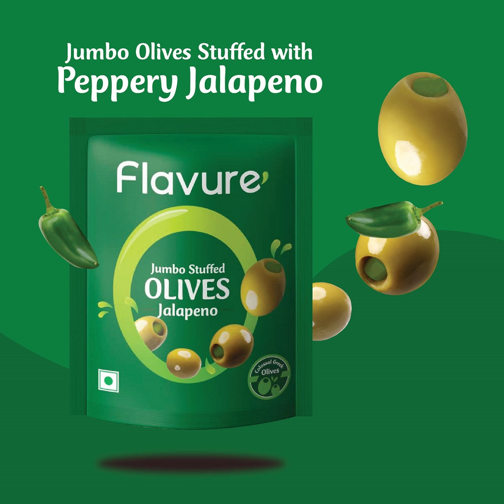 peppery jalapeno olives