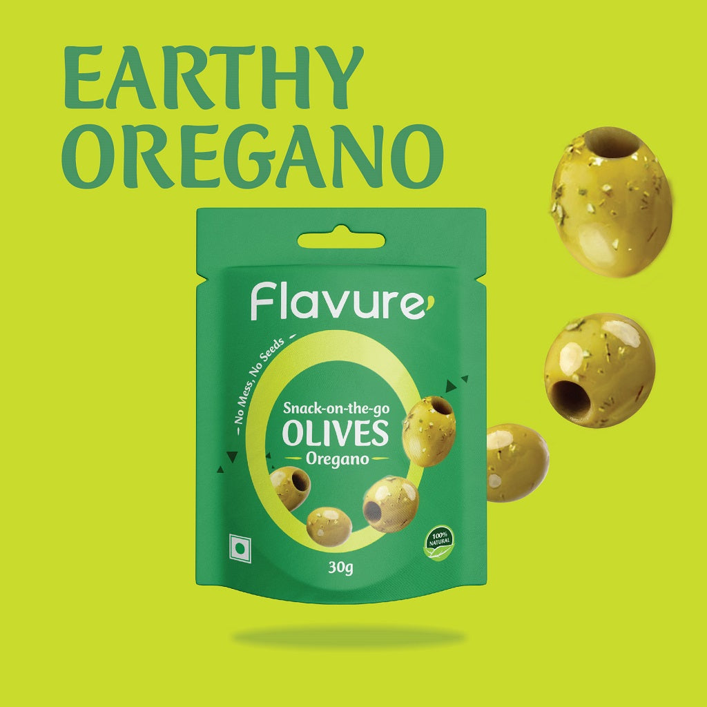 Snack-on-the-Go Olives Oregano
