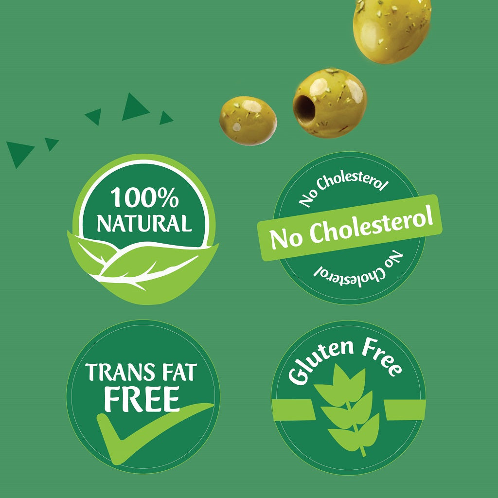 100% natural olive snacks