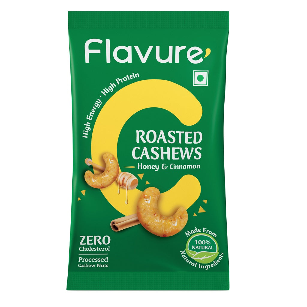 spicy roasted cashews for on-the-go