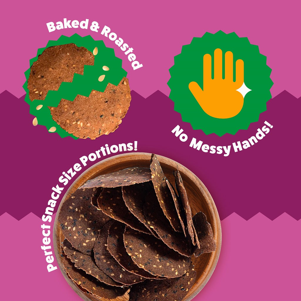 Flavure Baked Ragi Chips with Sesame